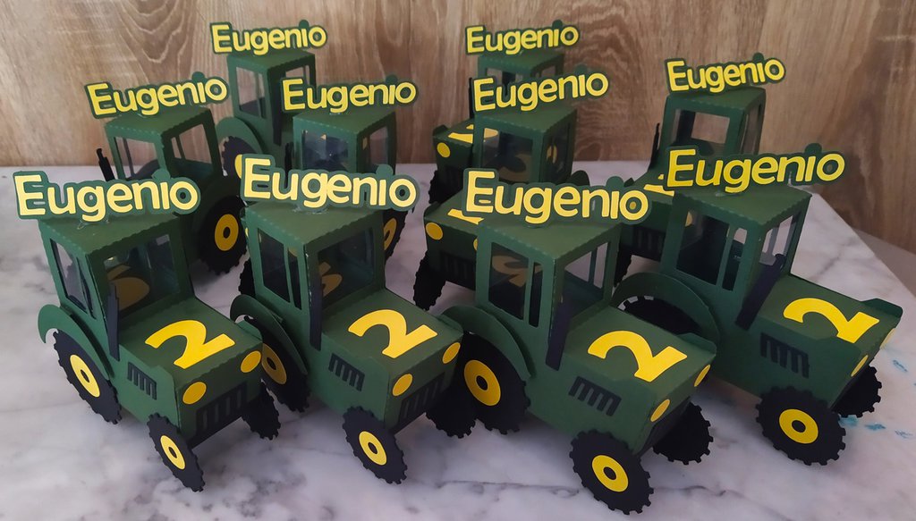 24 fogli (144 pezzi) trattore tatuaggi temporanei trattore bomboniere trattore tema trattore forniture per feste di compleanno forniture decorazioni per bambini ragazzi ragazze premi regali di Natale