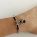 BRACCIALE NERO DONNA