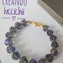 Bracciale cristalli viola