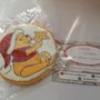 Biscotto winnie the pooh natale disegnato sweet table decorazioni Decorazioni natale 6,8cm