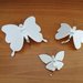 Farfalle bianche decorative 
