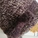 Cappello donna cloche marrone e nocciola