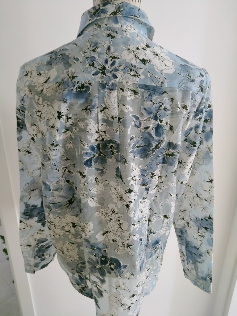 Camicia Hawaiana Nera DOUBLE DUCK Dipinta A Mano – Righe E Lische Di Pesce, Rayon, Uomo - Foto 6