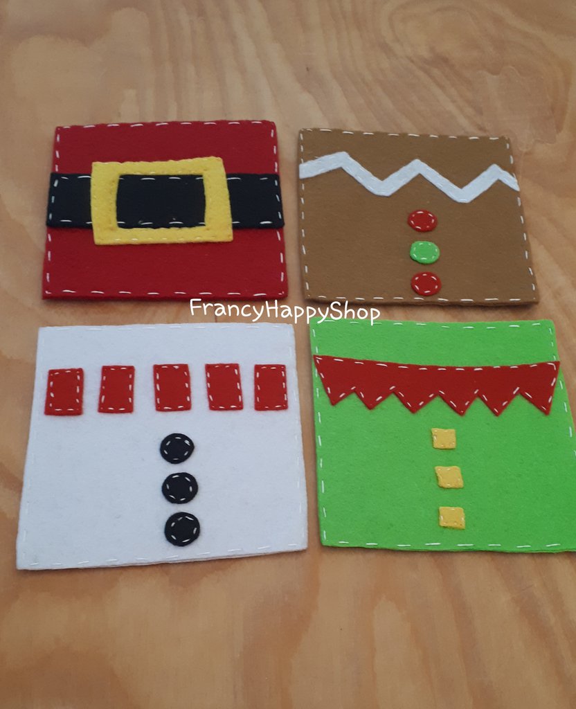 10 Sottobicchieri Natalizi In Feltro A Forma Di Fiocco Di Neve Sottobicchieri Per Bevande Vino Te Caffe Per Natale Decorazione Da Tavola Per Le Vacanze Invernali Rosso E Verde 90183814