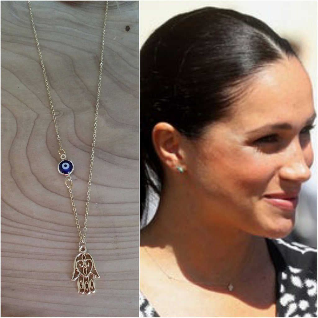 GAVU Collana Mano Di Fatima In Argento 925 Placcato Oro Con Zirconi - Eleganza E Simbologia Per Donna