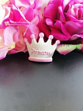 Stampo corona principessa in gomma siliconica professionale da colata