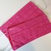 Mascherina in cotone fucsia 