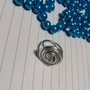 Anello spirale argento