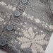 Golfino in lana bimbo ricamo fiocchi di neve 2-3 anni