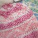 Berretto snow in lana rosa bimba 2-3 anni con PON pon