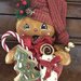 Natale - pallina gingerbread con albero di natale