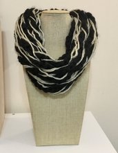 Collana sciarpa  scarf donna scaldacollo regalo 