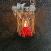 Lanterna media, decorazioni natalizie, handmade 