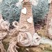 Albero di Natale shabby con corda