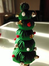 alberino di Natale in pannolenci 