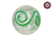 20 Perle in vetro 12 mm lavorate a mano - sfera - rotondo  - Verde