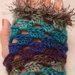 Mezzi guanti scaldamani realizzati all'uncinetto in misto lana e rifiniture in mordida pelliccia sintetica. Taglia media  Morbidi e caldissimi Handmade