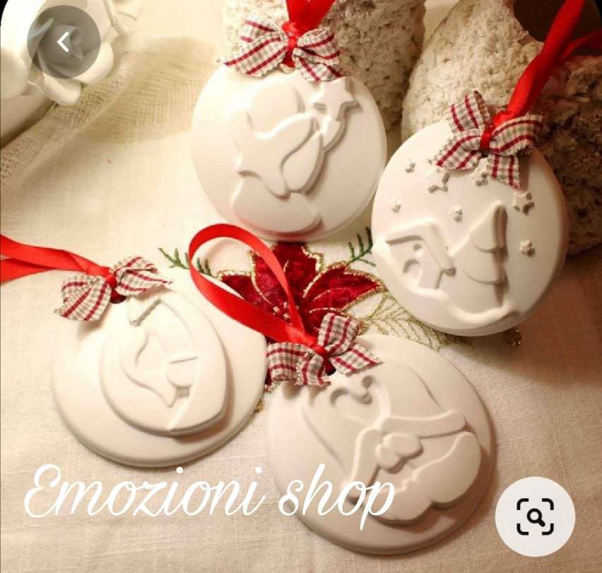 Stampo natalizio in silicone addobbi per albero Materiali Mater