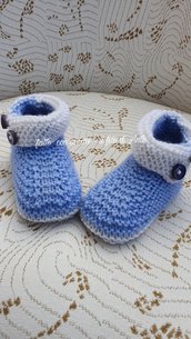 Stivaletti / scarpine neonato in pura lana