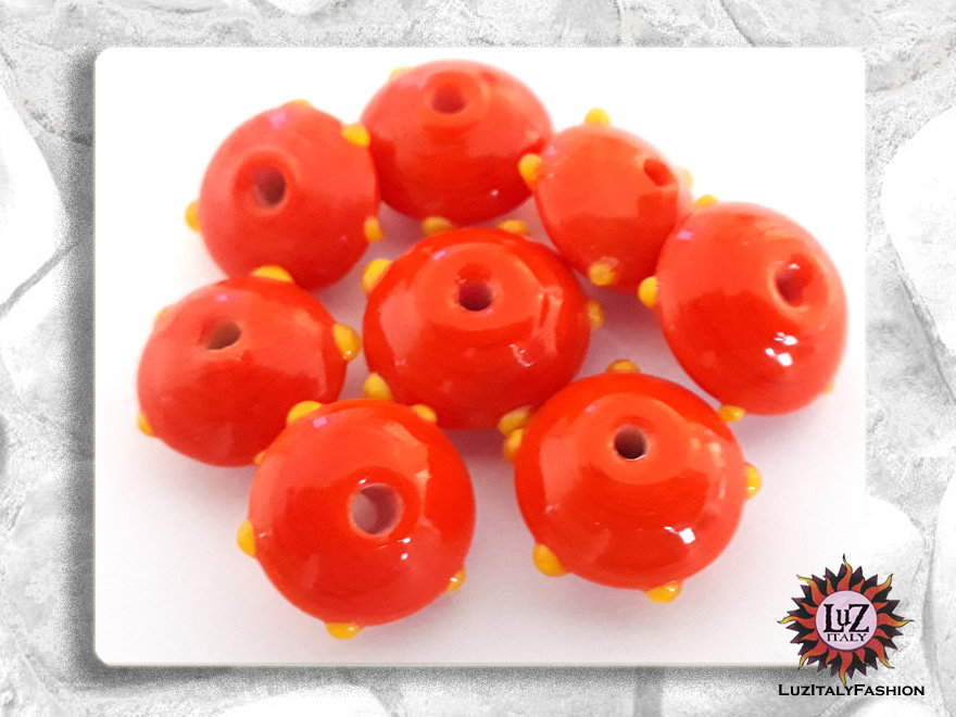 50 Perline Di Vetro Crepato Da 8 Mm - - Perline - Foto 10