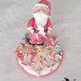 cake topper babbo natale e dolcetti