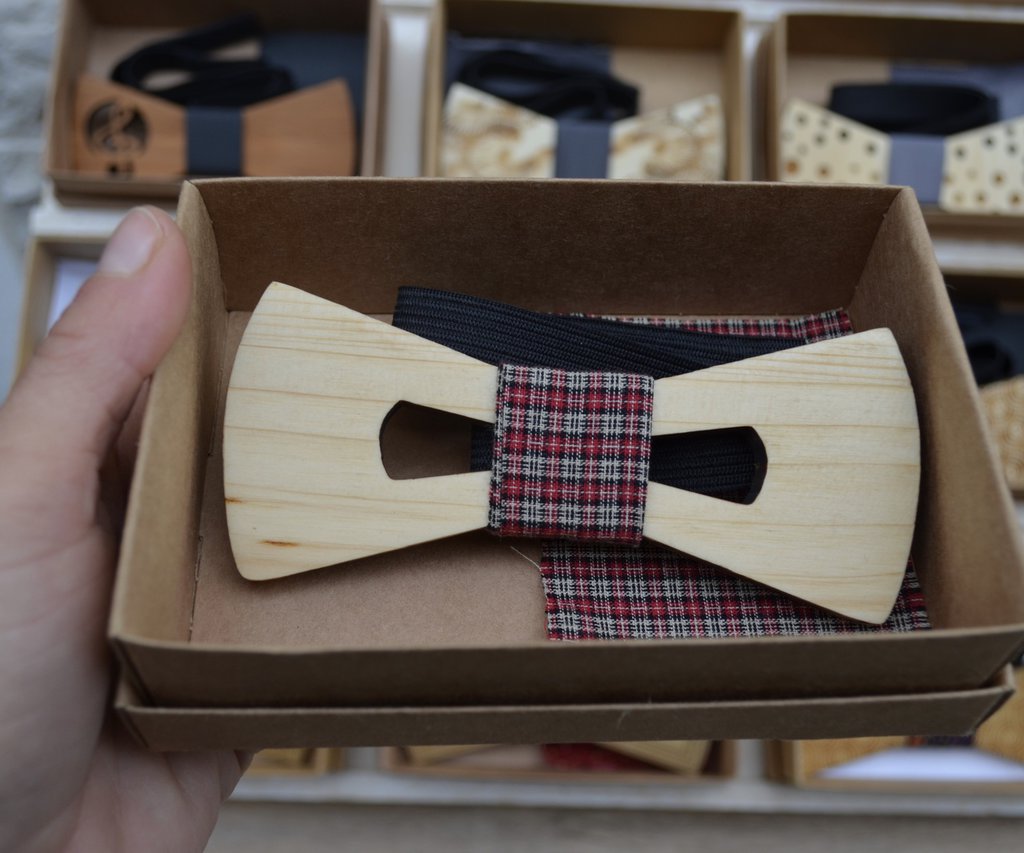 Papillon in legno modello Matrix | La Bottega Del Papillon