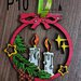 PALLINA DI NATALE IN LEGNO - P10 - CANDELE