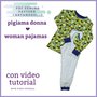 cartamodello pdf pigiama donna da S a 3xl