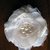Fiore bianco in organza