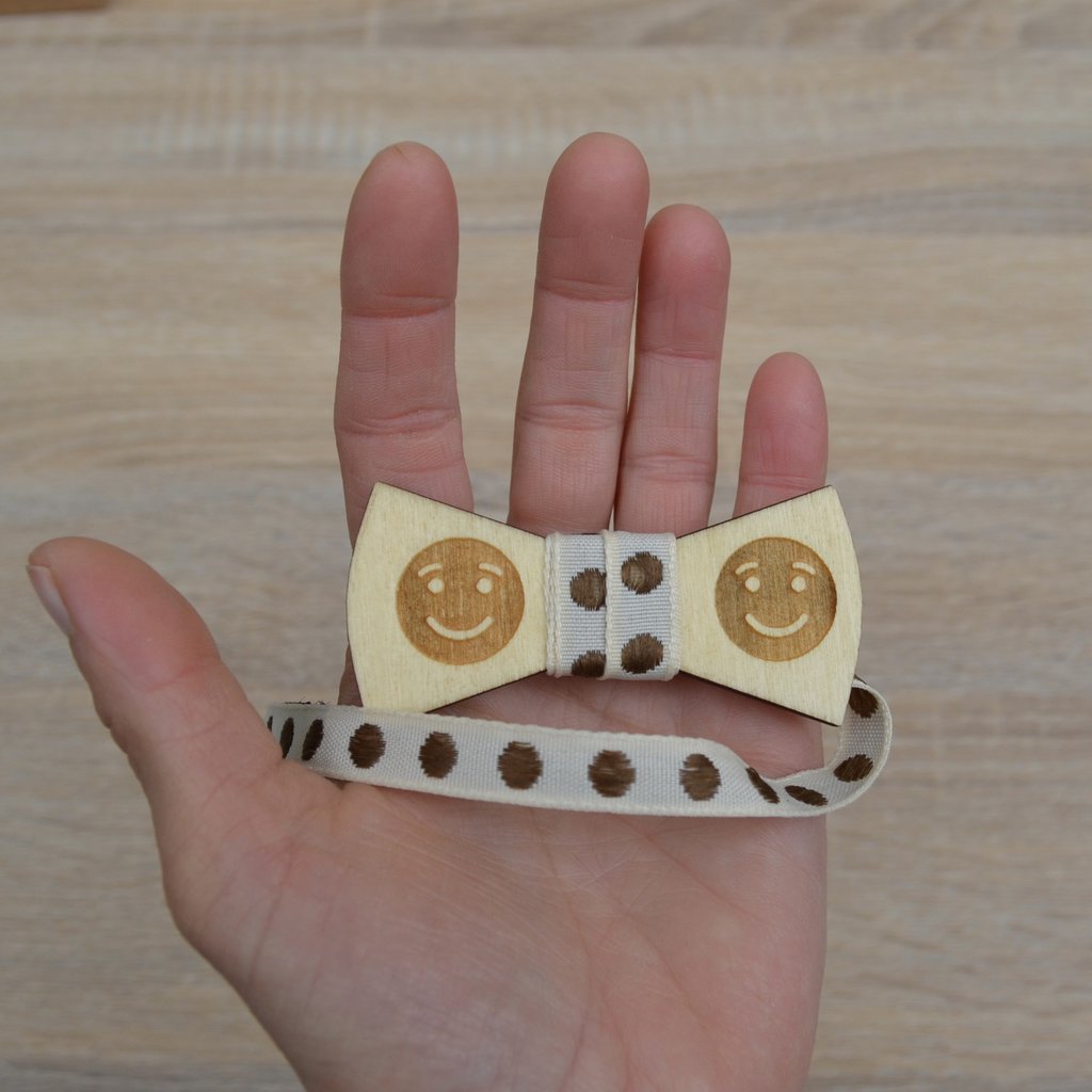 Papillon In Legno Per Bambini - Pre-Legato Per Occasioni Formali Come Matrimoni E Feste - Foto 7