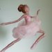 Ballerina in lana cardata