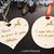 Palla di natale con nome in legno addobbi natalizi cuore personalizzato con dedica