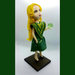 Collezione Pietre: Smeraldo - Statuetta fatta a mano in porcellana fredda