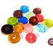 50 Perle Vetro a Rondelle : 22 mm diametro - Mix colors