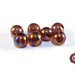 30 Perle in vetro A/B  - sfera 12 mm - Tondo - Viola Scuro