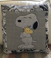 cuscino quillow Snoopy - un cuscino con dentro un plaid