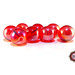 30 Perle in vetro A/B  - sfera 12 mm - Tondo - Rosso
