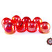 30 Perle in vetro A/B  - sfera 12 mm - Tondo - Rosso