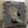 Cuscino quillow Snoopy ballerino - un cuscino che diventa un plaid 