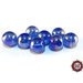 30 Perle in vetro A/B  - sfera 12 mm - Tondo - Blu