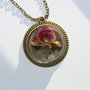 collana vintage rosa