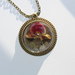 collana vintage rosa