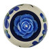 Candela Rosa Blu, In Ceramica Rotonda Blu, Aroma Ocean