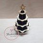 Albero di Natale 20cm in legno verniciato