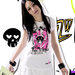Miniabito vestito Killing Capera dark emo punk wonderland kawaii 