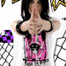 Miniabito vestito Killing Capera dark emo punk wonderland kawaii 