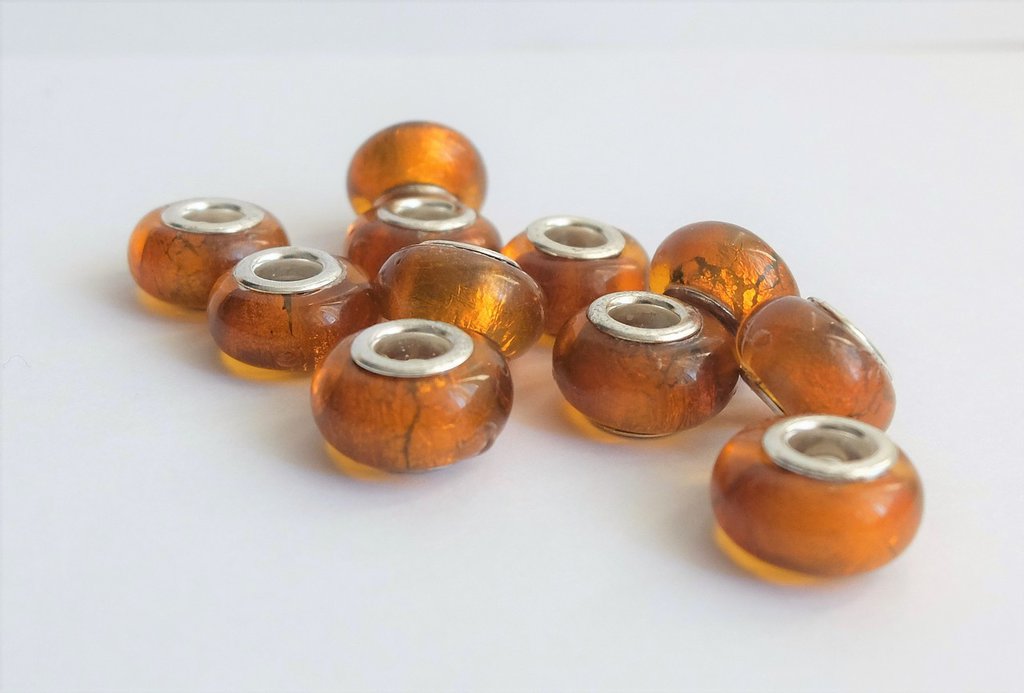 30 - Perle Rondelle Lisce Da 10 Mm - Perle Di Vetro Ceco - Foto 9