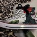 Scarpe tela DIPINTE a mano All Star Converse Personalizzate MORTE MESSICANA