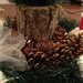 Centrotavola natalizio in legno