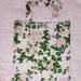 shopper tessuto loneta edera con pochette